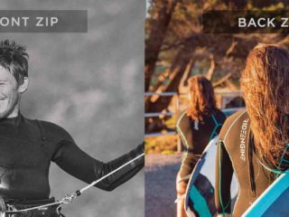Wetsuit front zip vs back zip
